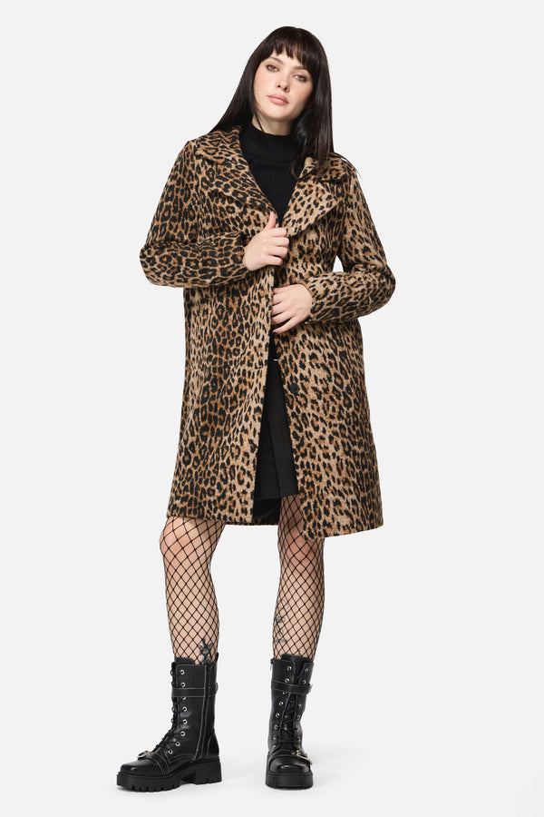 Dangerfield NZ - Creep Leopard Coat - multi