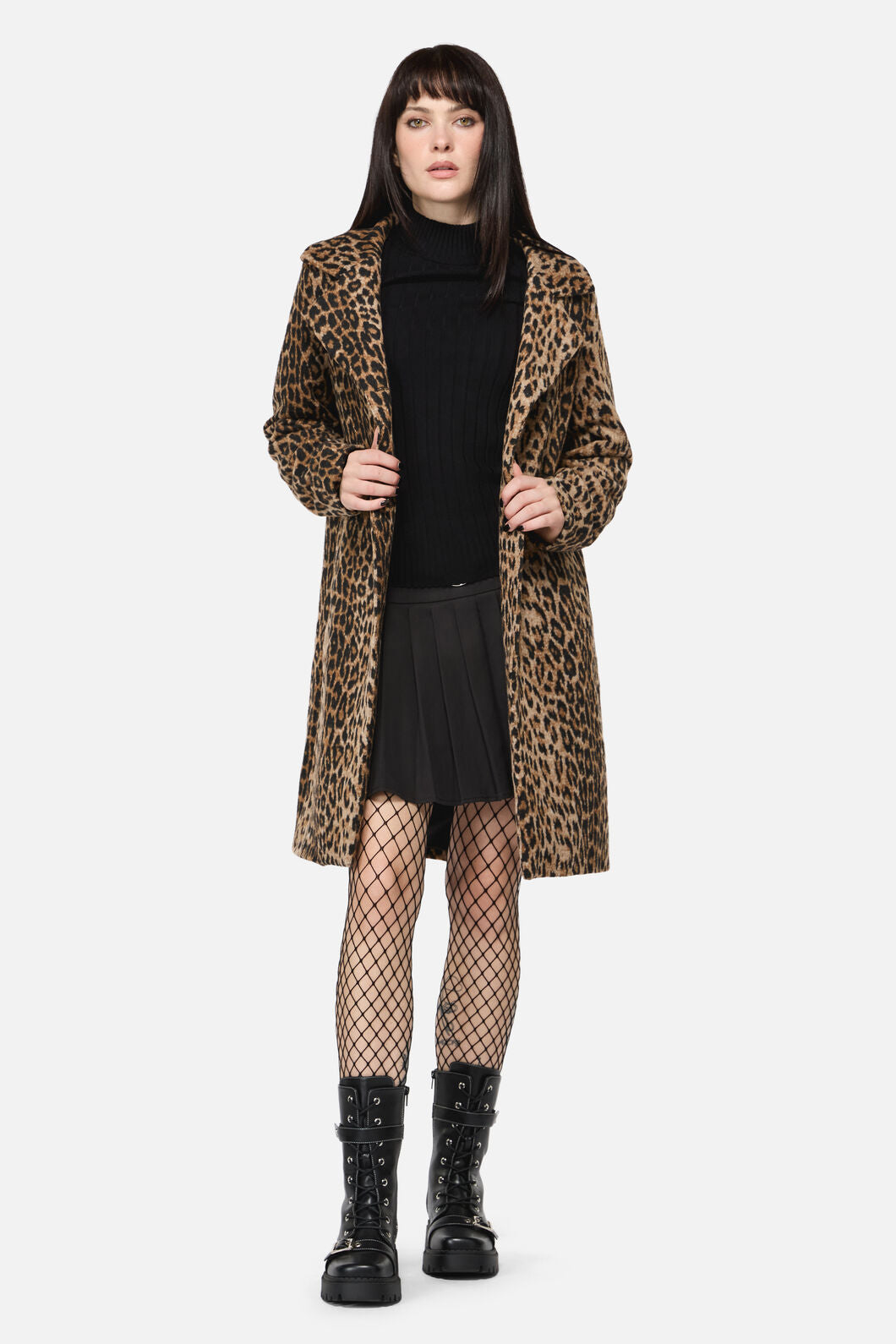 Dangerfield NZ - Creep Leopard Coat - multi