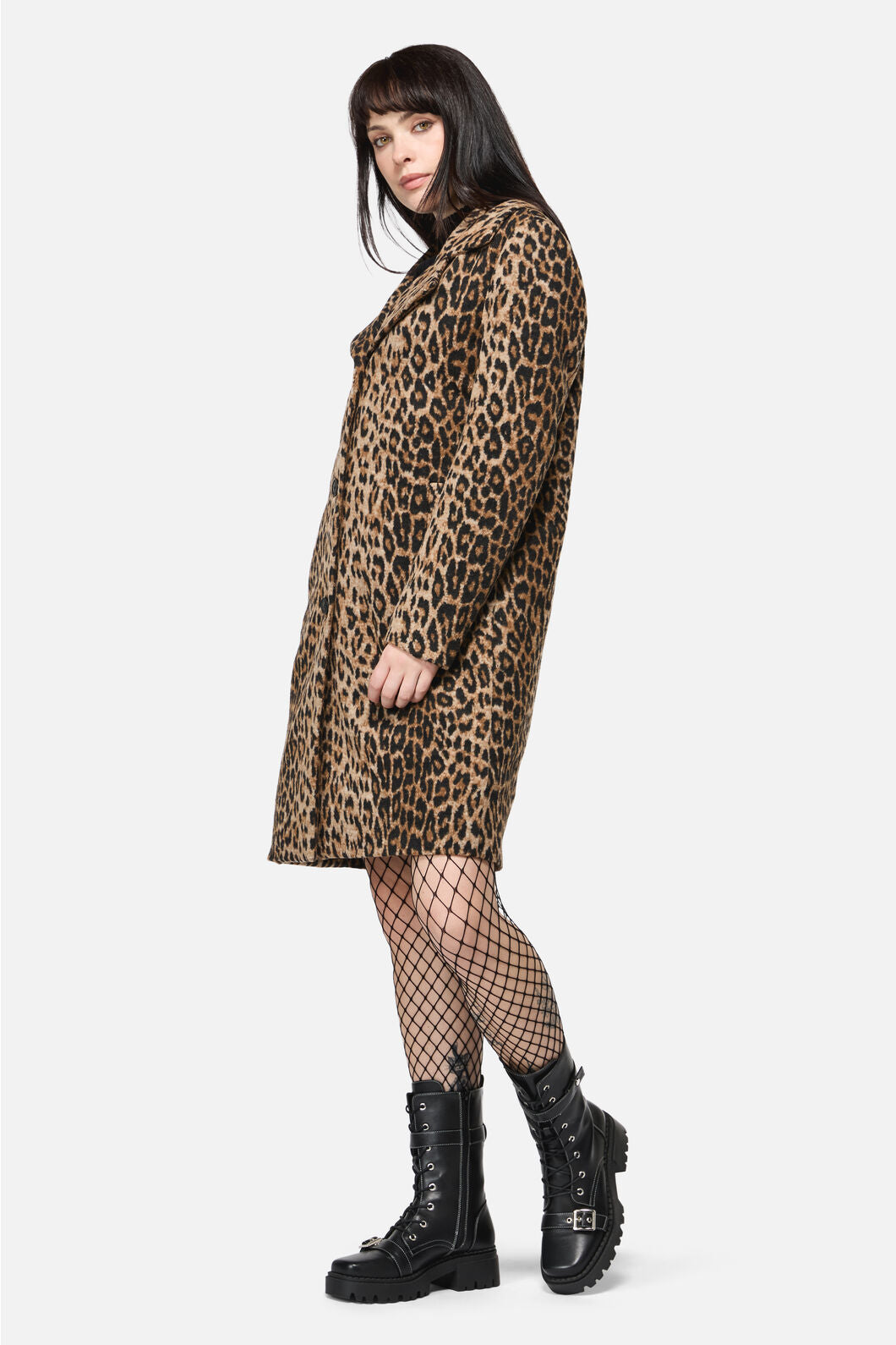 Dangerfield NZ - Creep Leopard Coat - multi