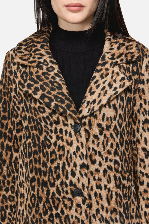 Dangerfield NZ - Creep Leopard Coat - multi