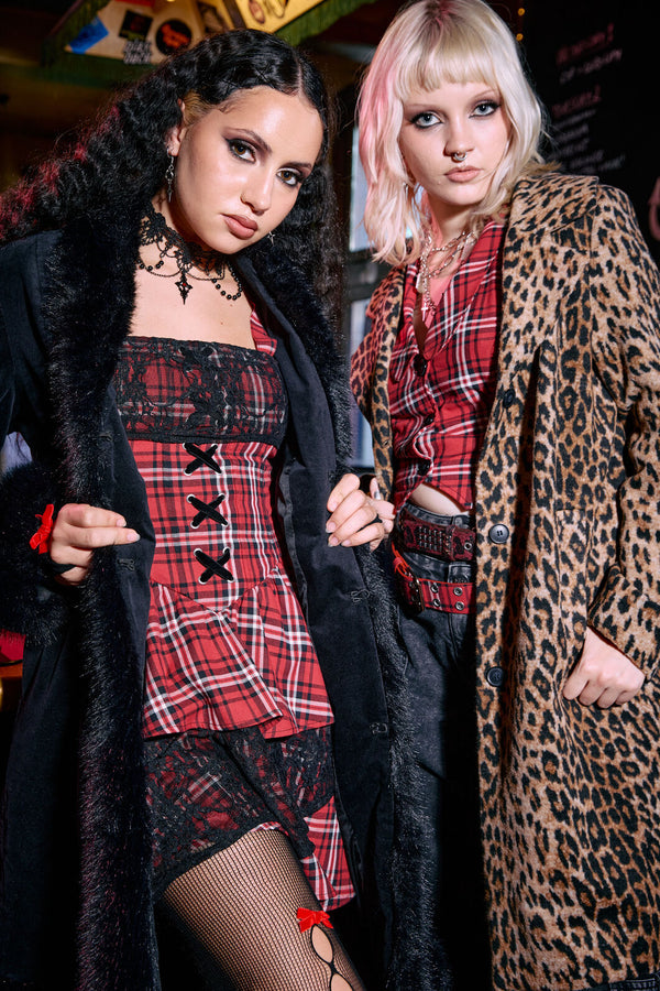 Dangerfield NZ - Creep Leopard Coat - multi