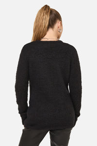 Dangerfield NZ - Diffused Fluffy Knit Jumper - black