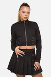 Dangerfield NZ - Wolves Punk Jacket - black