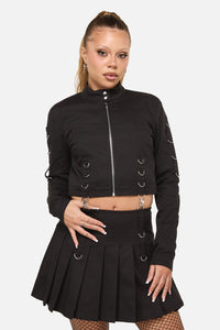 Dangerfield NZ - Wolves Punk Jacket - black