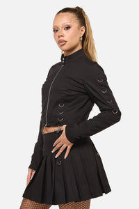 Dangerfield NZ - Wolves Punk Jacket - black