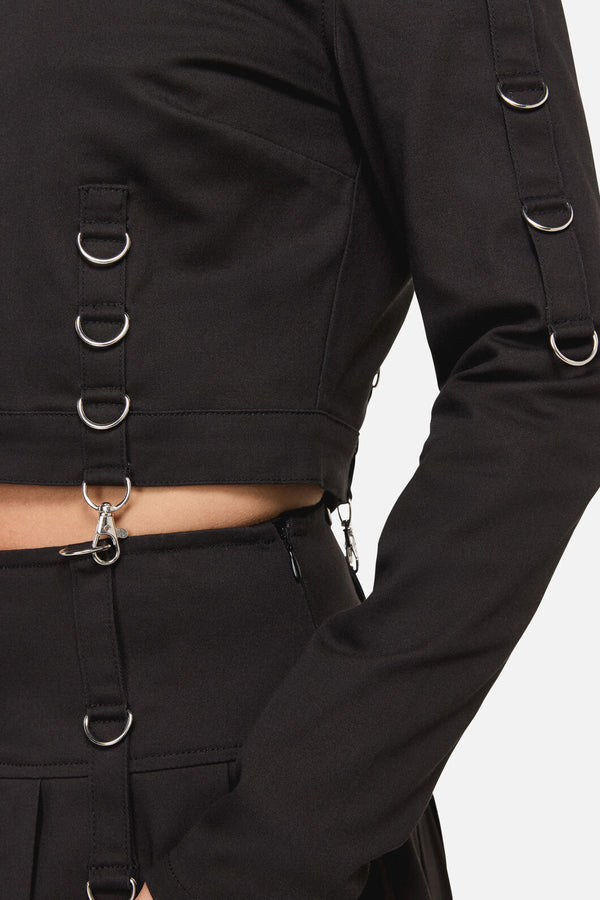Dangerfield NZ - Wolves Punk Jacket - black