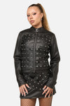 Dangerfield NZ - Sleaze Punk PU Jacket - black