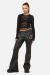Dangerfield NZ - Sleaze Punk PU Pant - black