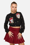 Dangerfield NZ - Official Portrait Cardi - black