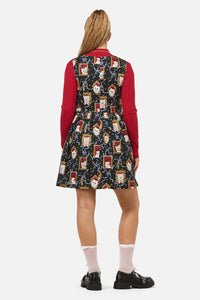 Dangerfield NZ - Offical Cat Portrait Dress - black