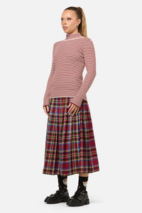 Dangerfield NZ - Mii Stripe Knit - red-cream