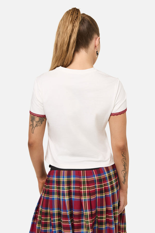 Dangerfield NZ - Tito Cat Tee - cream