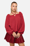 Dangerfield NZ - Mii Blouse - red
