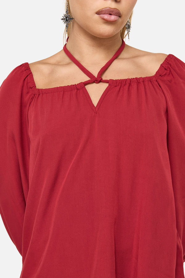 Dangerfield NZ - Mii Blouse - red