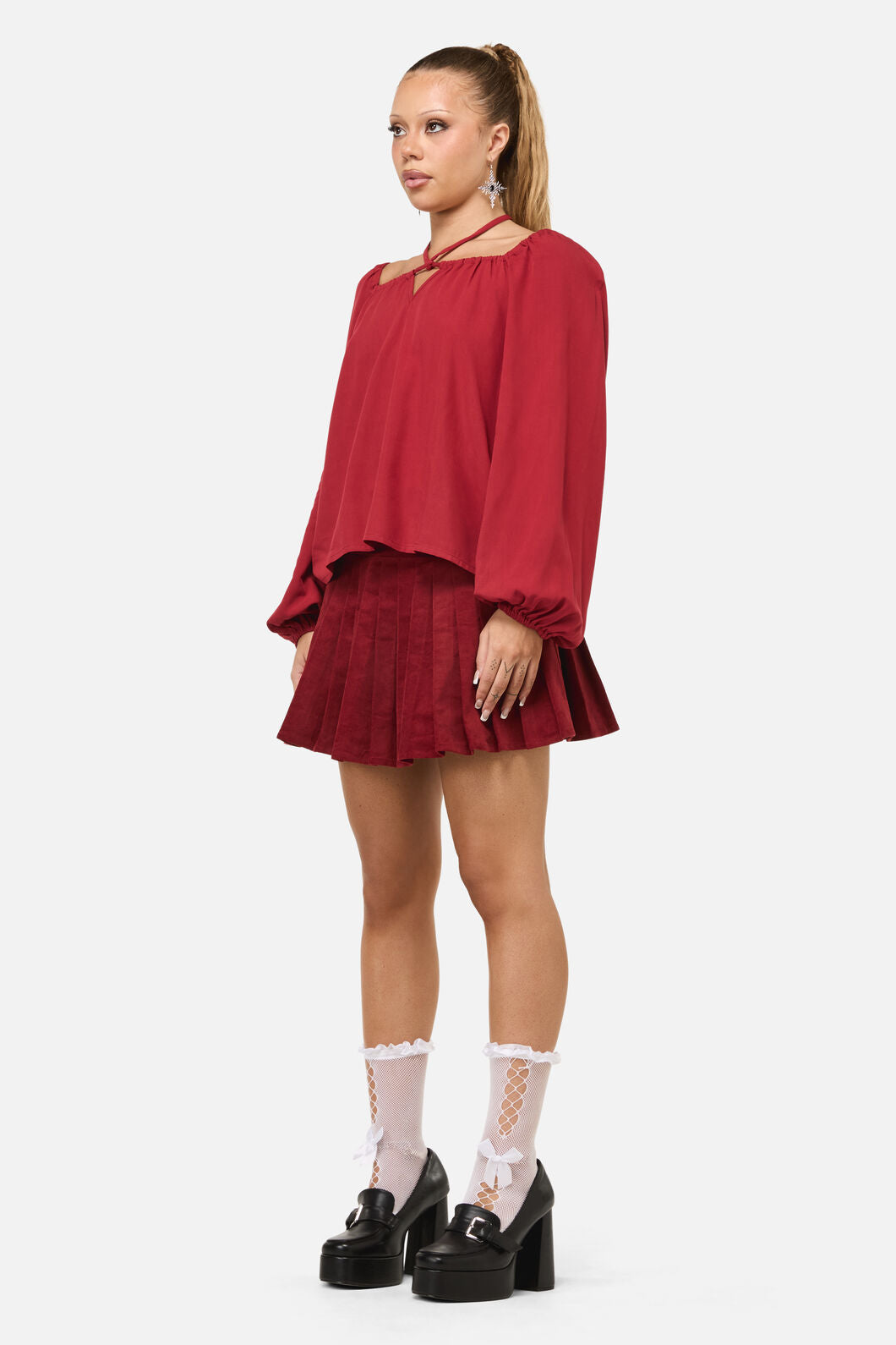 Dangerfield NZ - Mii Blouse - red
