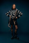 Dangerfield NZ - Slithering Goth Knit - black-white