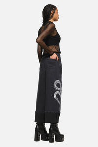 Dangerfield NZ - Slithering Goth Jean - black