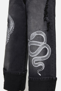 Dangerfield NZ - Slithering Goth Jean - black