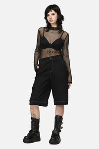 Dangerfield NZ - Serpent Goth Cargo Pant - black