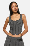 Dangerfield NZ - Medusa Punk Corset - black