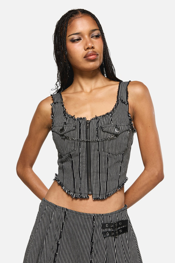 Dangerfield NZ - Medusa Punk Corset - black