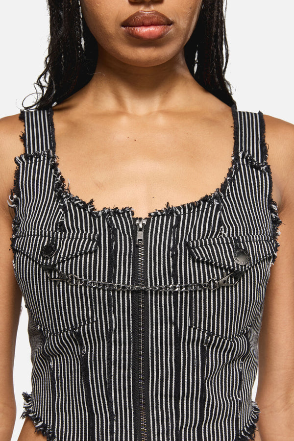Dangerfield NZ - Medusa Punk Corset - black