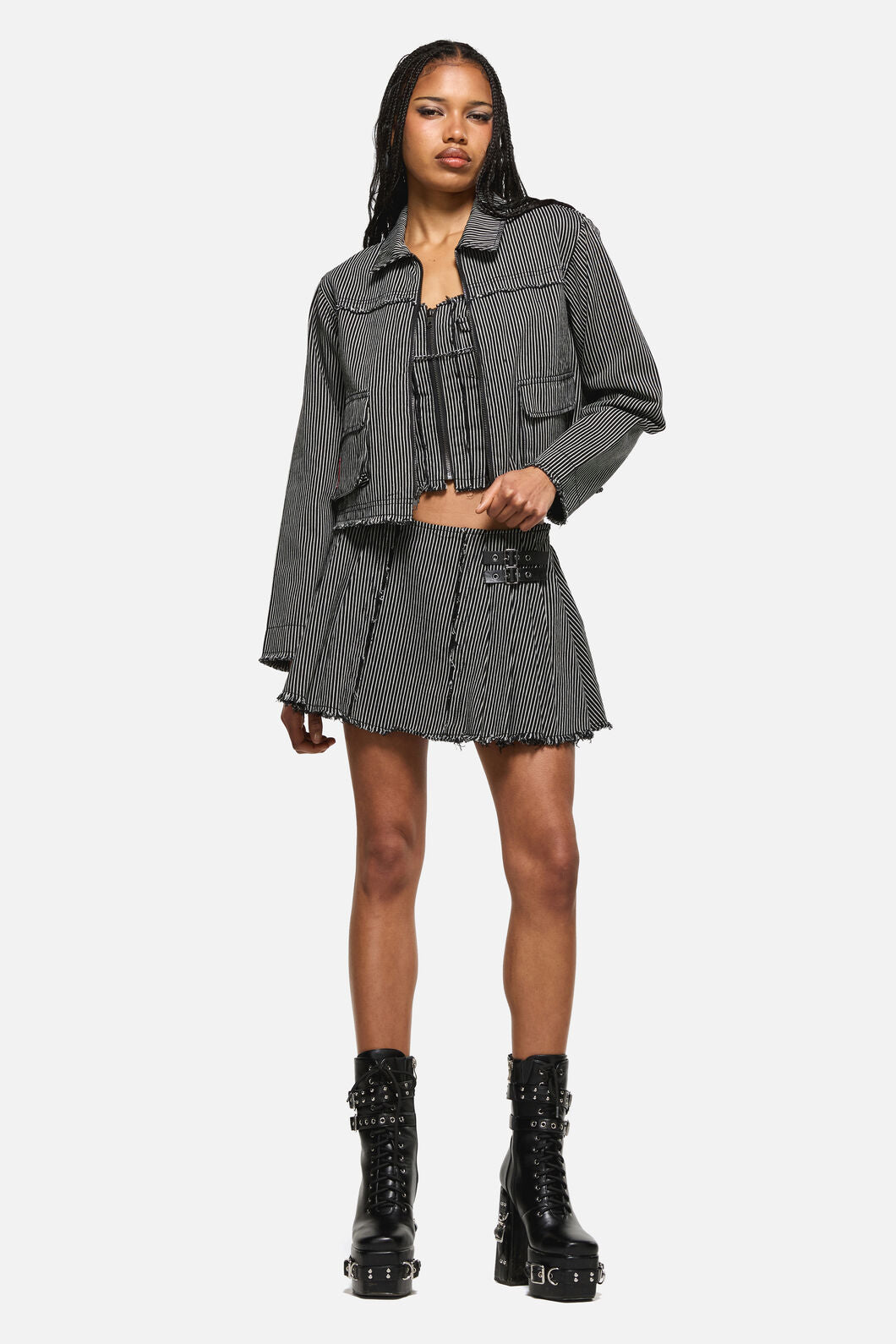 Dangerfield NZ - Medusa Punk Jacket - black