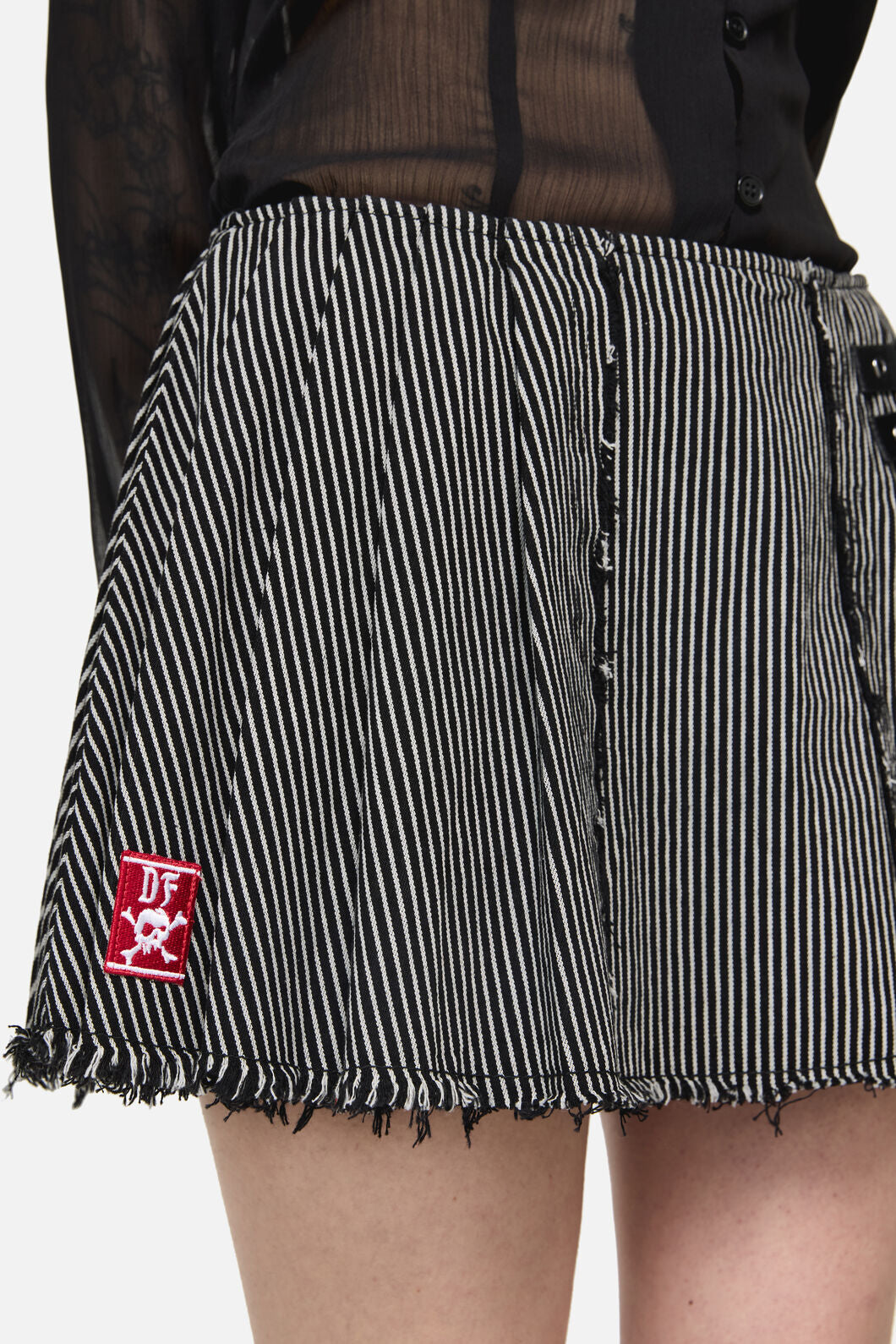 Dangerfield NZ - Medusa Punk Skort - black