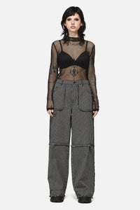 Dangerfield NZ - Medusa Punk Cargo Jean - black