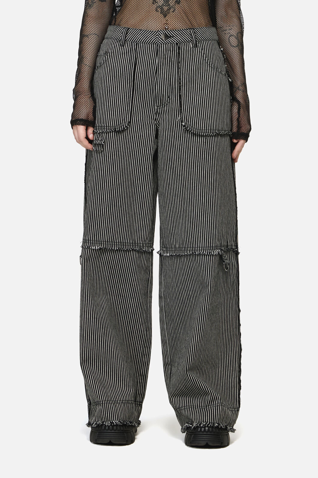 Dangerfield NZ - Medusa Punk Cargo Jean - black