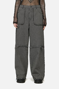 Dangerfield NZ - Medusa Punk Cargo Jean - black