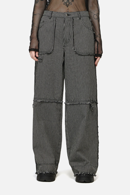 Dangerfield NZ - Medusa Punk Cargo Jean - black