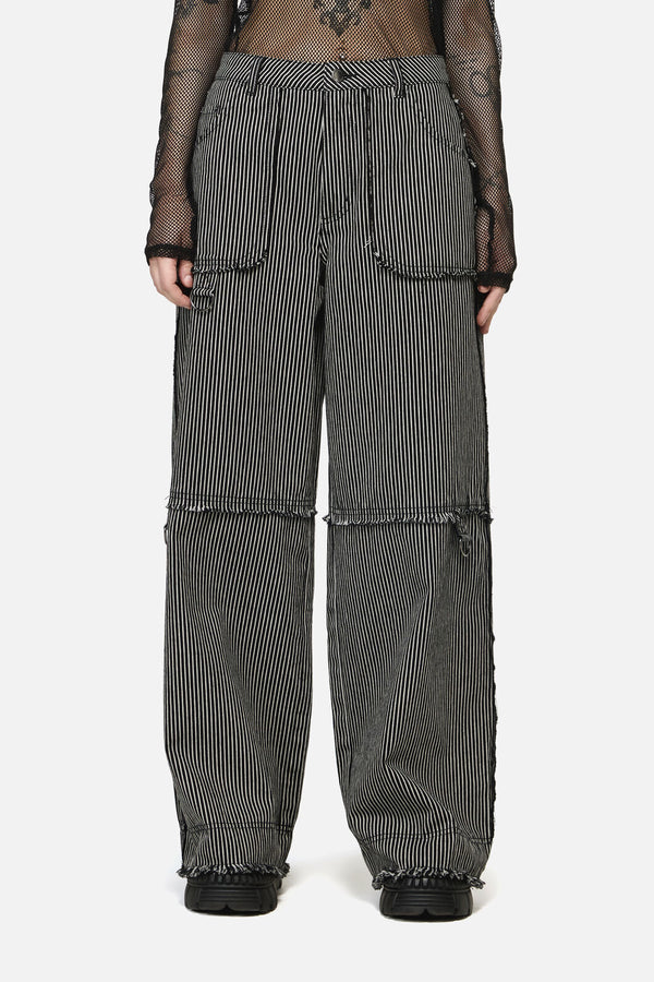 Dangerfield NZ - Medusa Punk Cargo Jean - black
