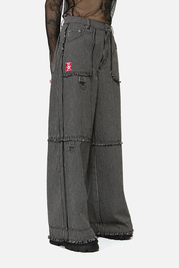 Dangerfield NZ - Medusa Punk Cargo Jean - black
