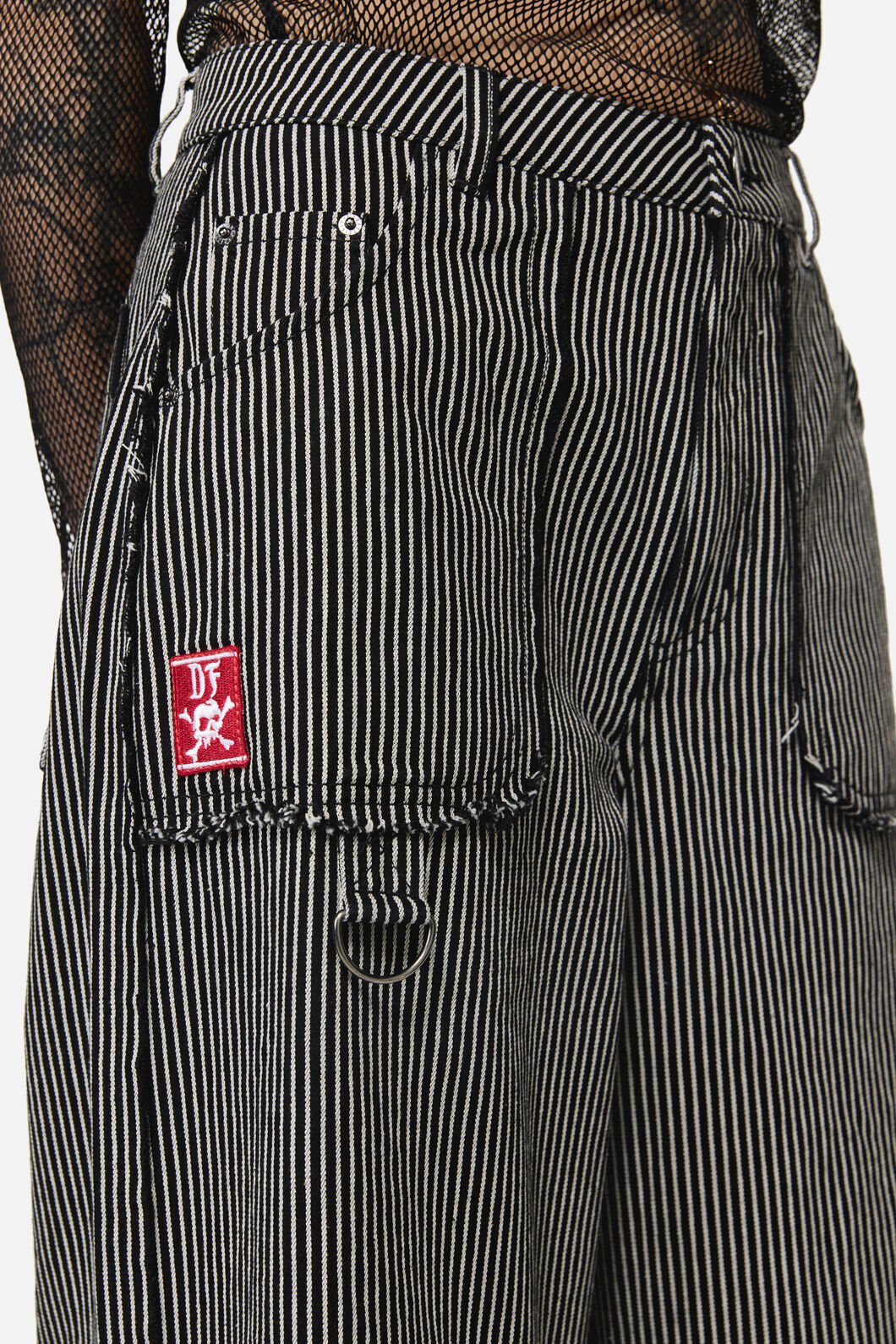 Dangerfield NZ - Medusa Punk Cargo Jean - black