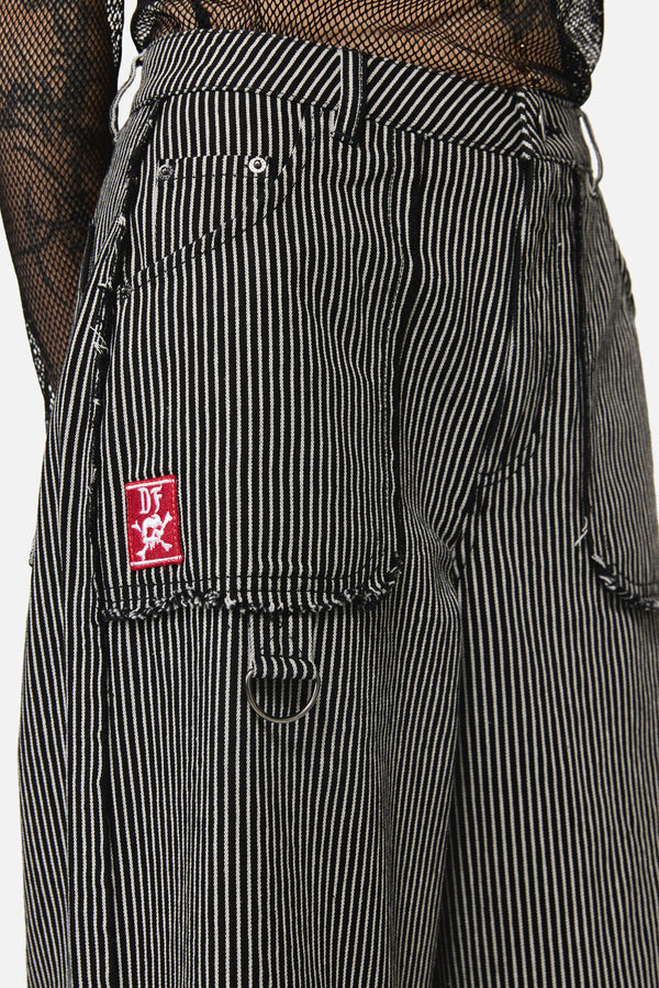 Dangerfield NZ - Medusa Punk Cargo Jean - black