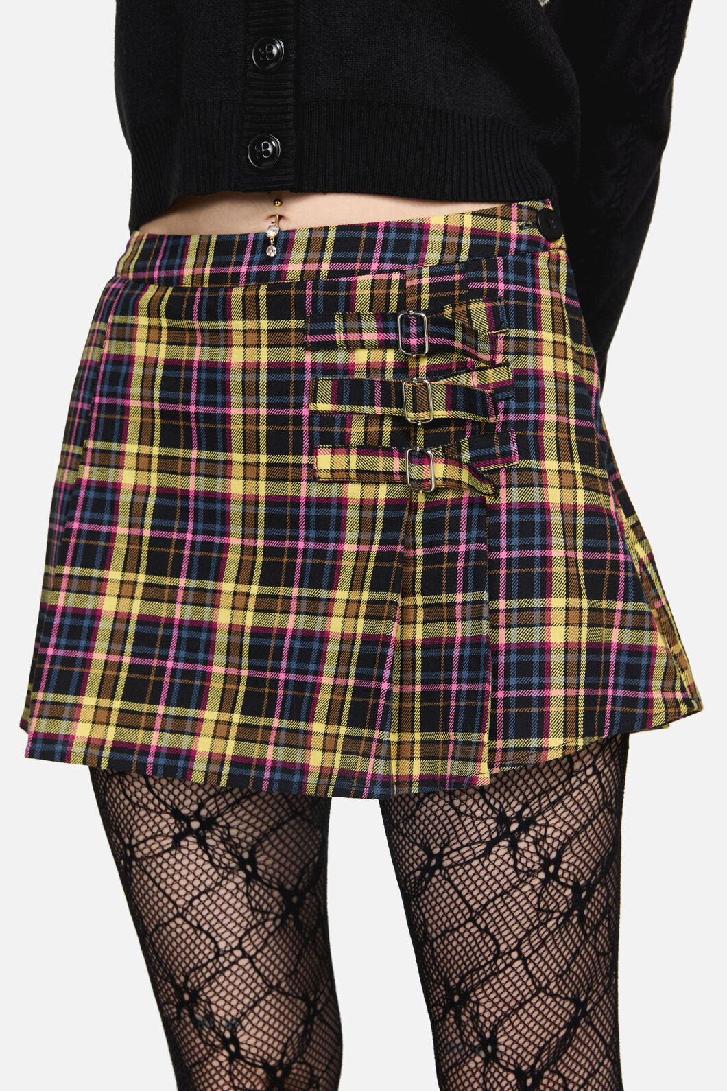 Dangerfield NZ - Forest Dweller Tartan Skort - multi