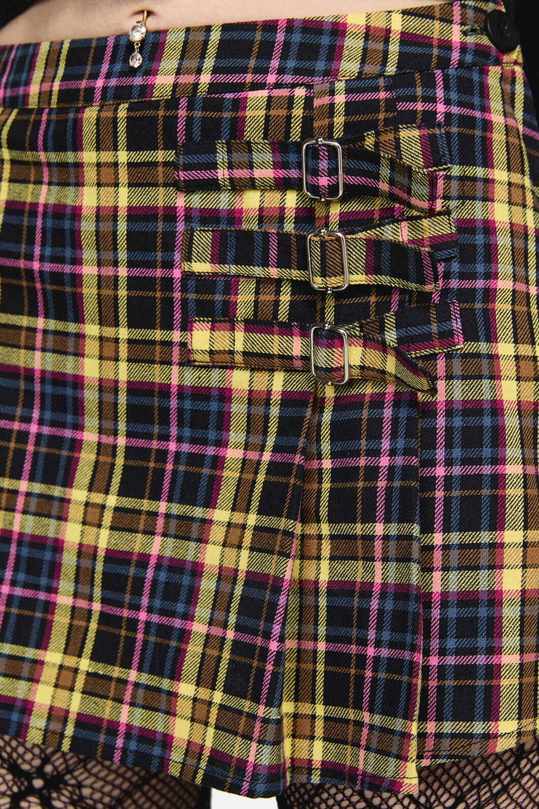 Dangerfield NZ - Forest Dweller Tartan Skort - multi