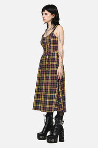 Dangerfield NZ - Forest Dweller Tartan Dress - multi