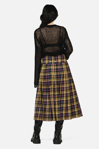 Dangerfield NZ - Forest Dweller Tartan Skirt - multi