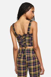 Dangerfield NZ - Forest Dweller Tartan Corset - multi