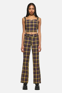 Dangerfield NZ - Forest Dweller Tartan Corset - multi
