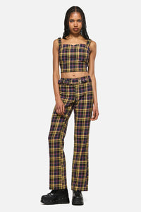Dangerfield NZ - Forest Dweller Tartan Corset - multi