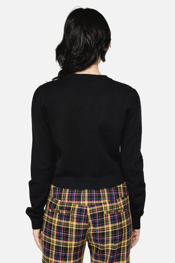 Dangerfield NZ - Slithering Goth Cardigan - black