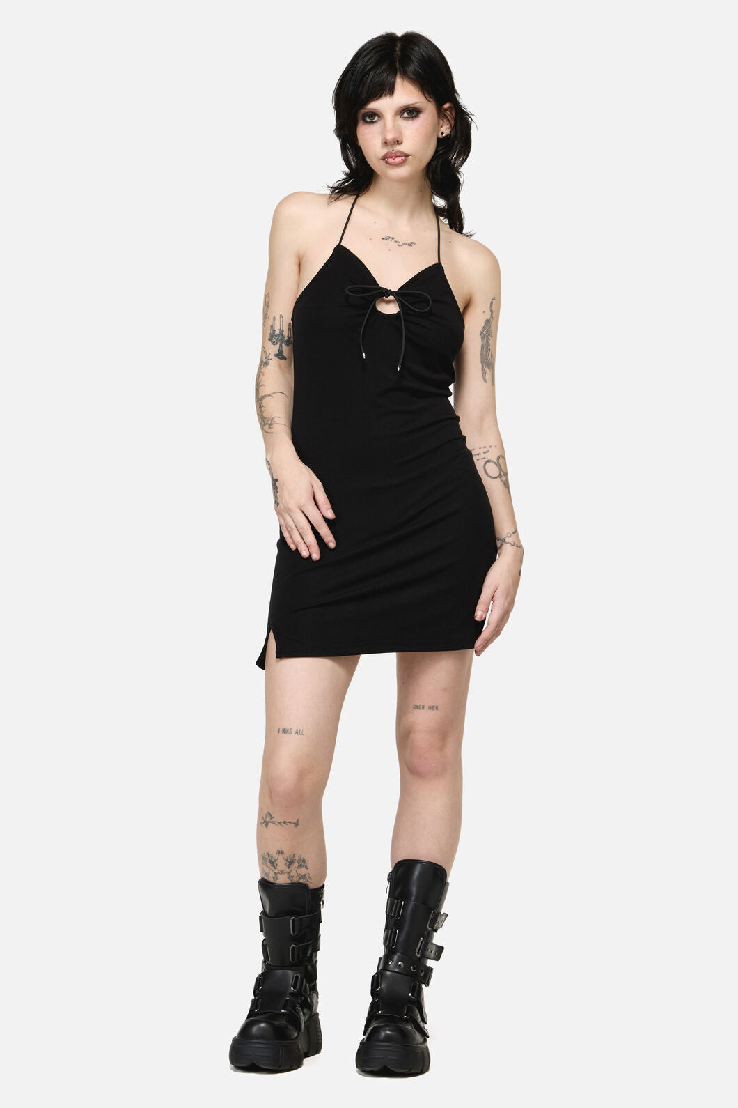 Dangerfield NZ - Send It Mini Dress - black