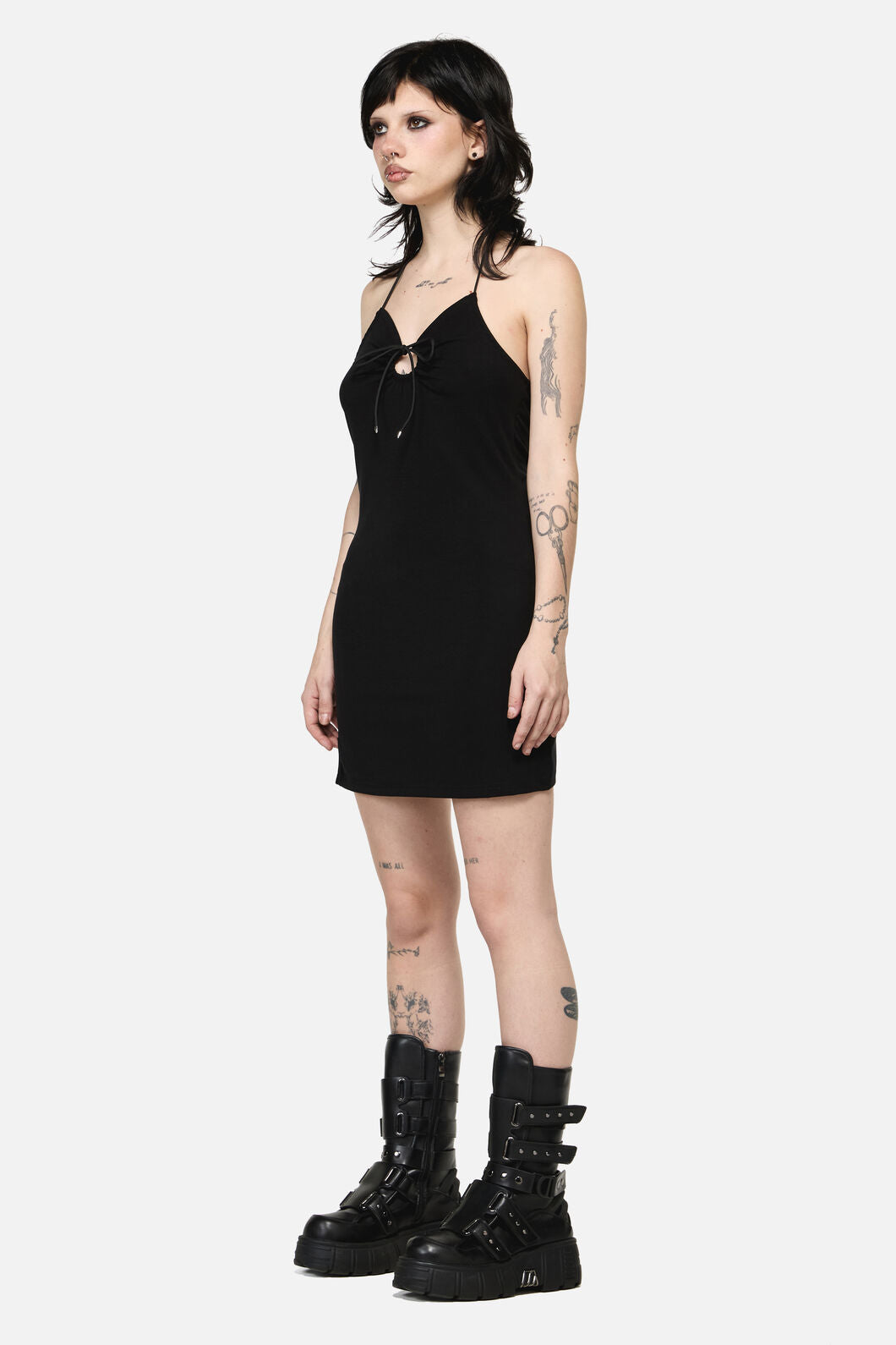 Dangerfield NZ - Send It Mini Dress - black
