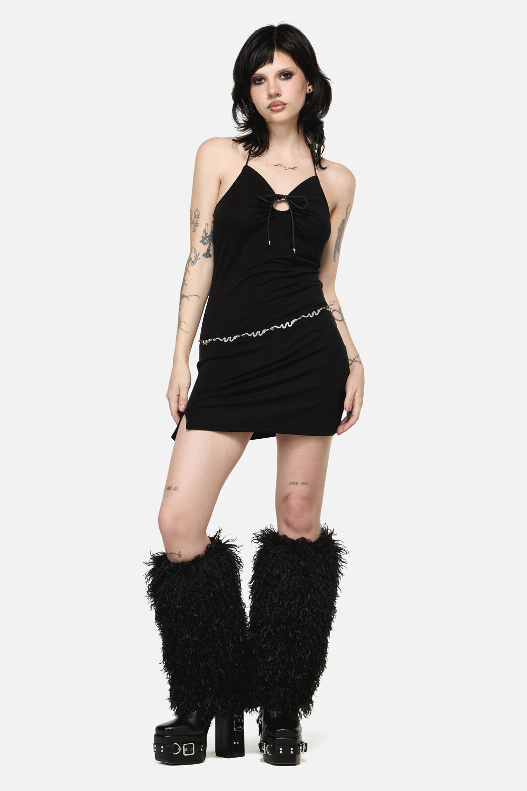 Dangerfield NZ - Send It Mini Dress - black