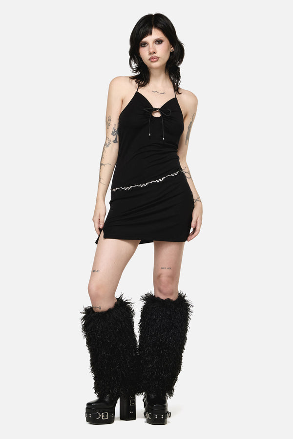 Dangerfield NZ - Send It Mini Dress - black