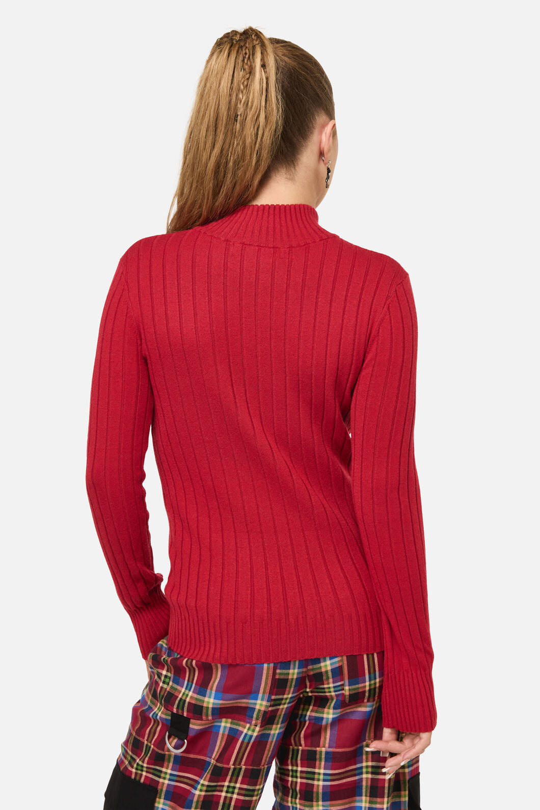 Dangerfield NZ - Crowned Knit Top - red