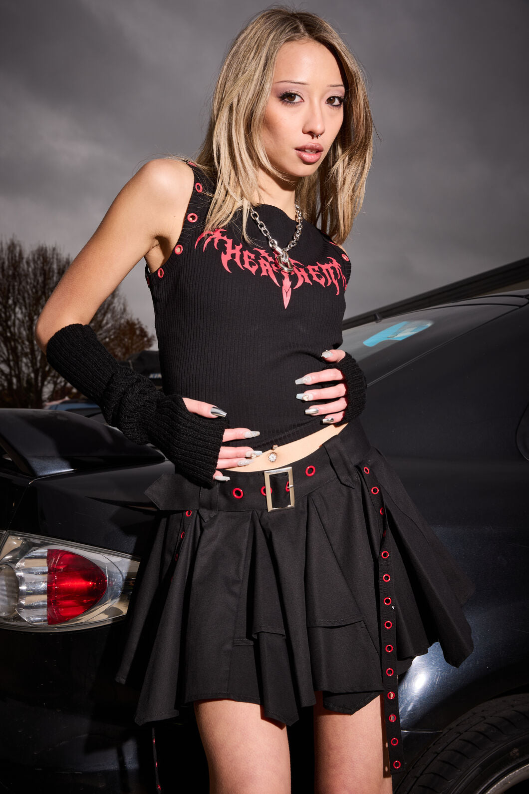 Dangerfield NZ - Divination Goth Tank - black